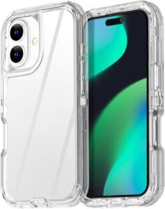 AICase Heavy Duty 3 Layer Protection Case for iPhone 16 Plus