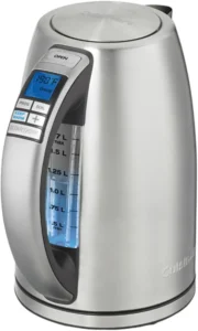 Cuisinart PerfecTemp electric kettle with six temperature presets
