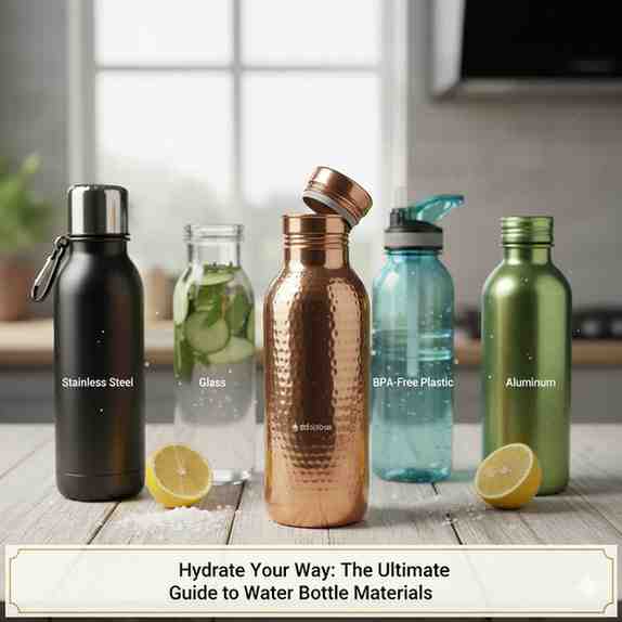 pure copper water bottles
