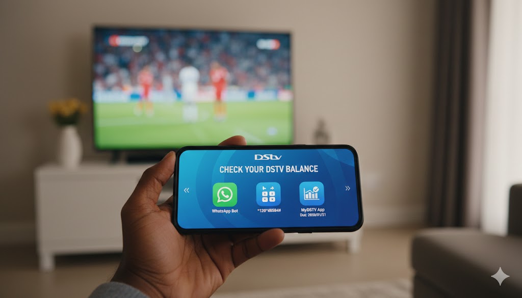 how to check dstv balance without calling