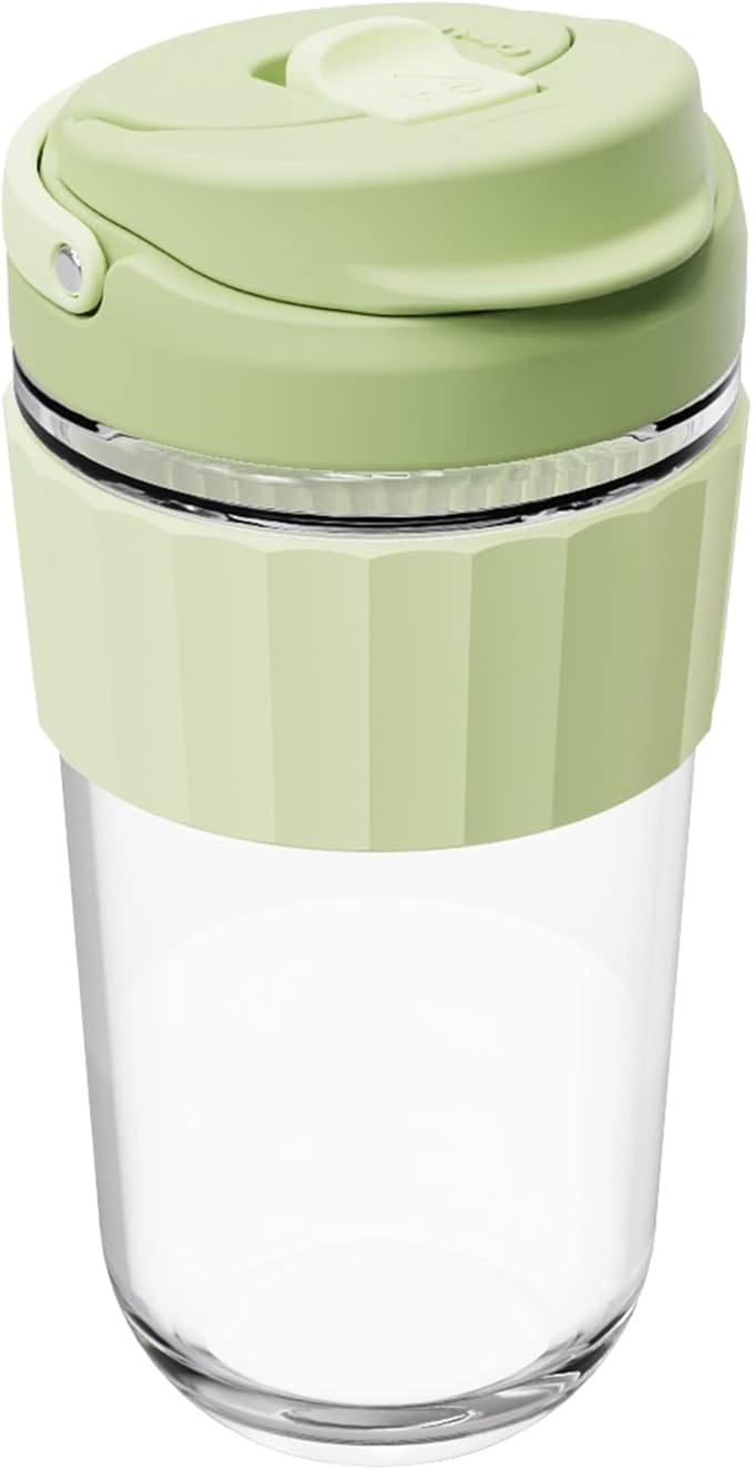 HY3 Leak-proof Glass Coffee Mug with Lid Lock