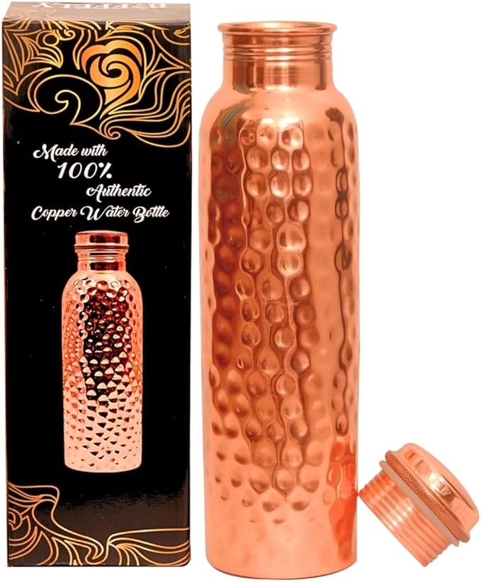 Handcrafted Ayurvedic Copper Bottle
