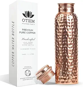 Otiem Hammered Copper Bottle
