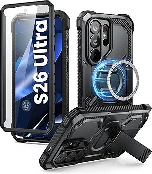 i-Blason Armorbox Galaxy S26 Ultra case with kickstand and rugged protection