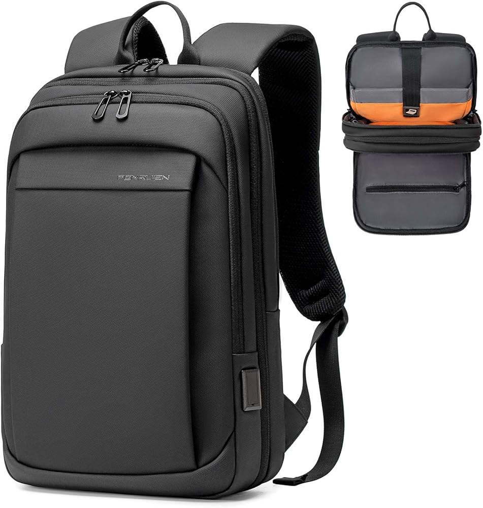 FENRUIEN-Hardshell-Waterproof-Backpack-with-USB-C-Port mens waterproof laptop bag