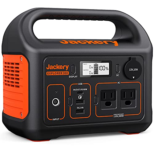 Jackery Explorer 300 lightweight portable lithium battery pack