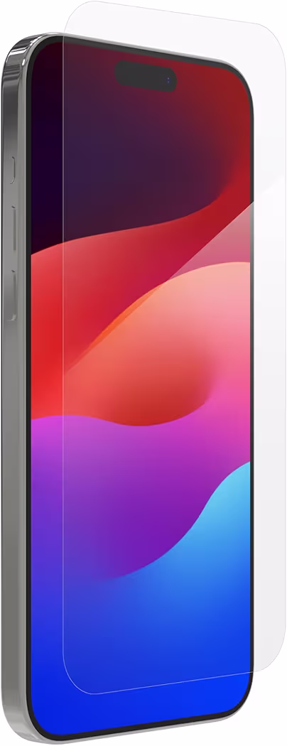 ZAGG InvisibleShield XTR5 Graphene-reinforced screen protector for iPhone 17 Pro Max featuring Eyesafe blue light filtration and impact dispersion.