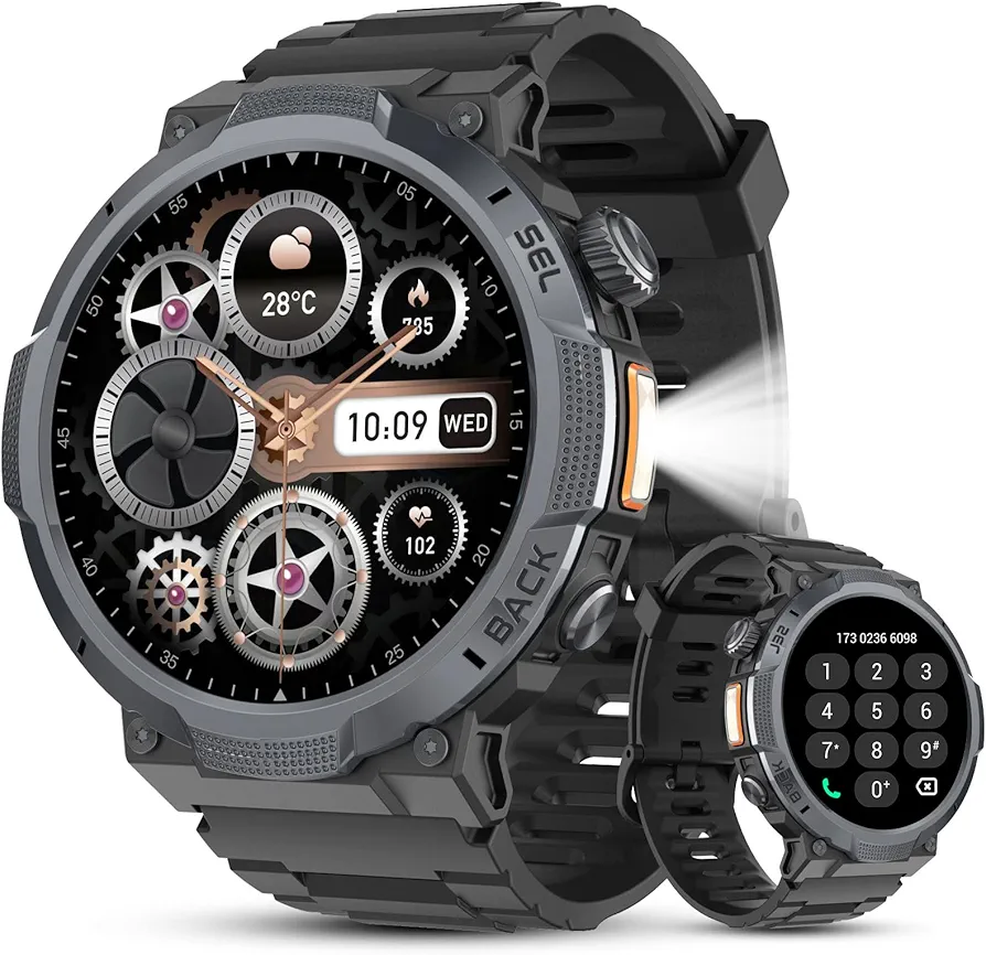 Military Smart Watch 1.53 Inch HD