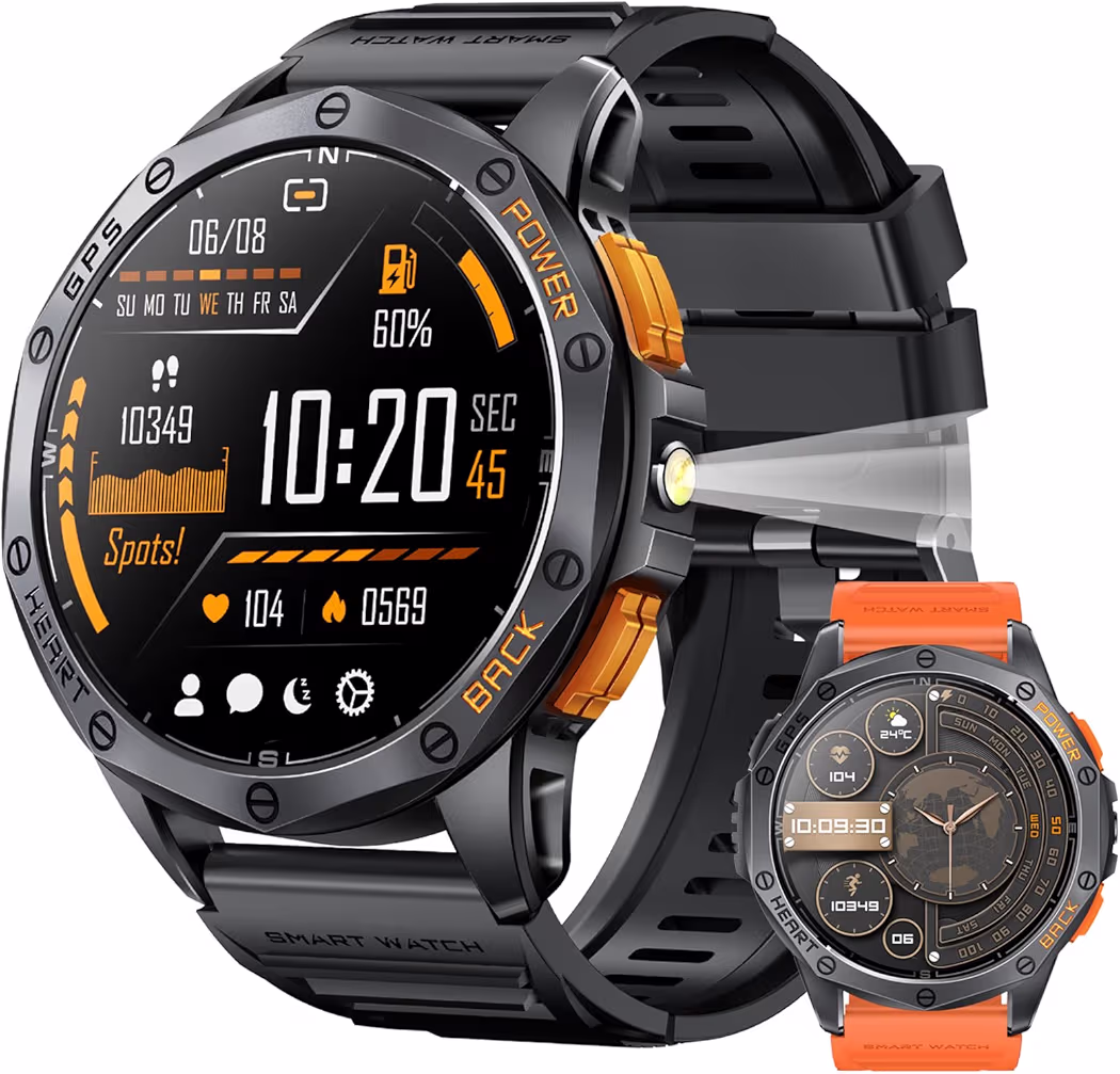 GPS Military Smart Watch