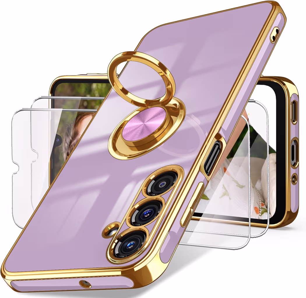 Dretal Luxury Gold Edge Case for Galaxy A16 5G