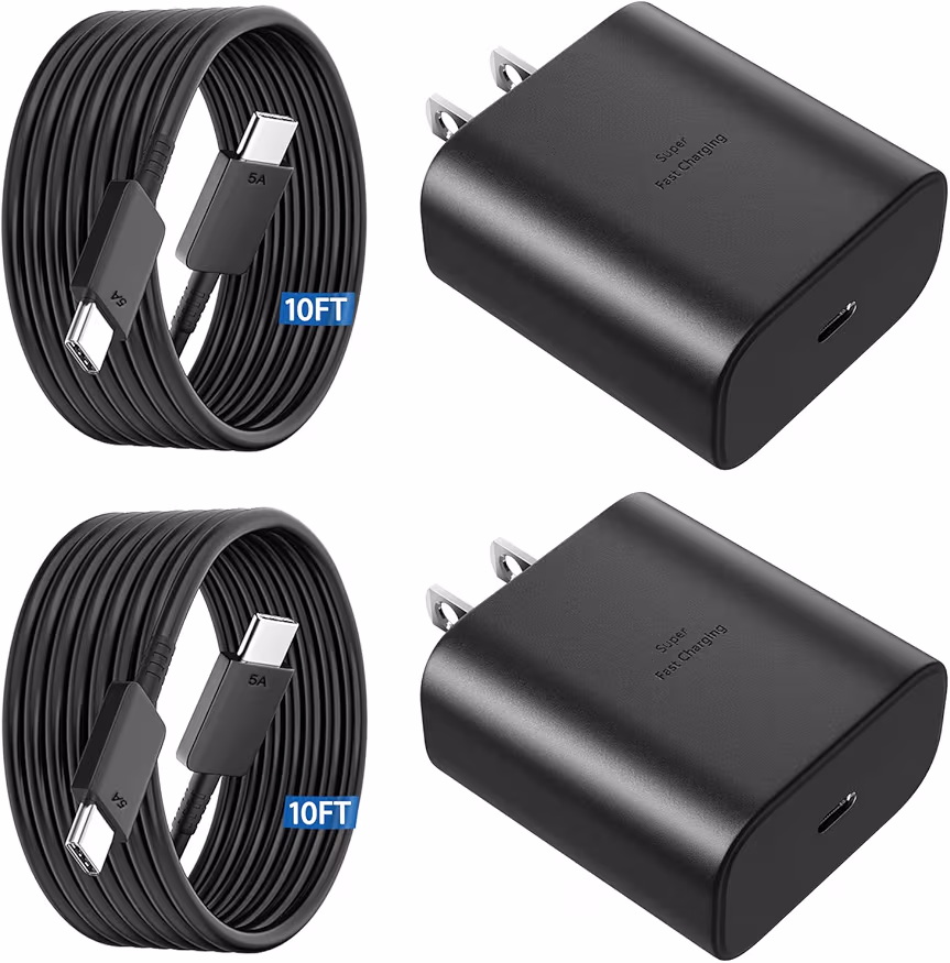 45W USB C Charger with 10FT Cable