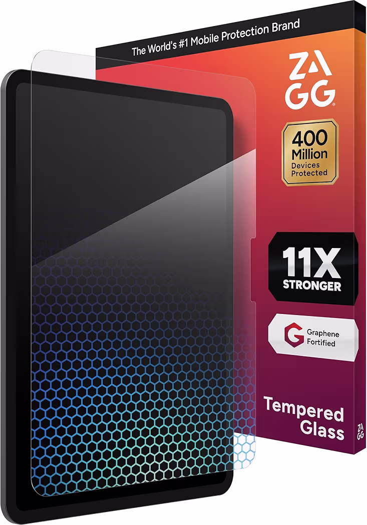ZAGG InvisibleShield XTR4 for iPad Pro 13-inch M5 chip with anti-reflective coating and Apple Pencil optimized surface for digital artists.