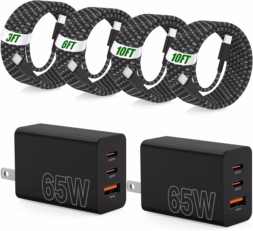 65W 3-Port Super Fast Charger