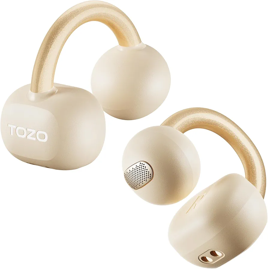 TOZO OpenEarRing open-ear wireless earbuds designed for runners