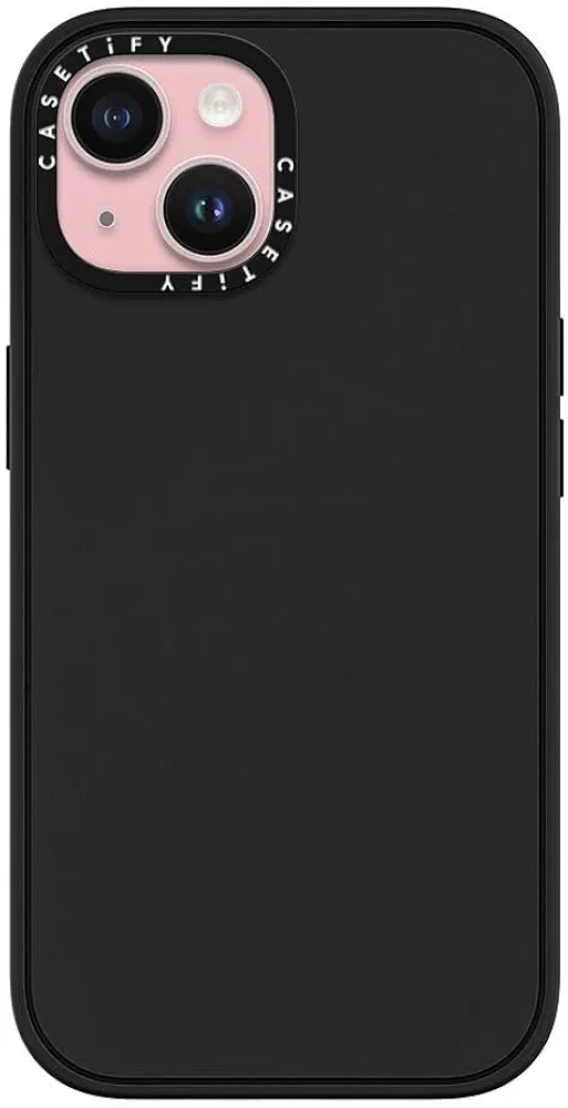 CASETiFY Impact MagSafe case for iPhone 15 in Matte Black