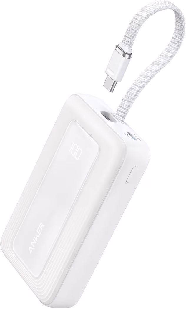 Anker 10000mAh 30W USB-C power bank for Galaxy S26 Ultra fast charging