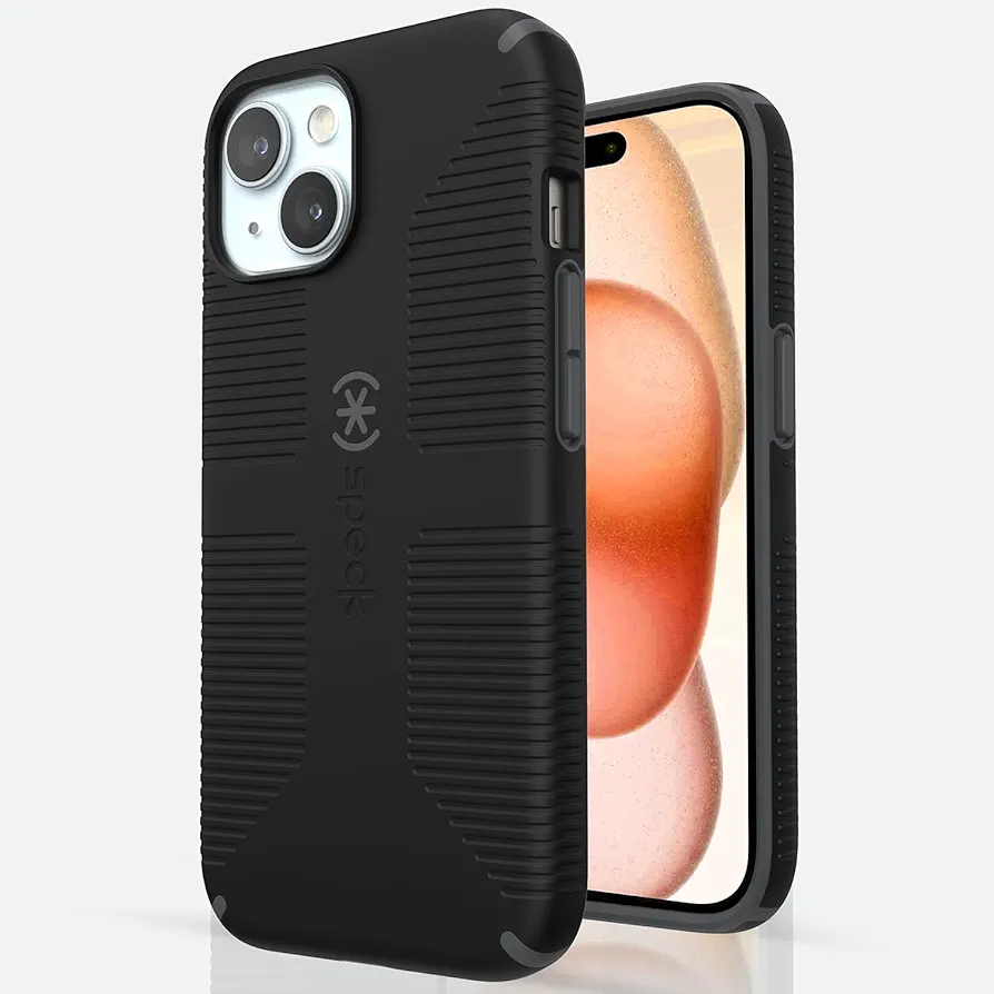 Speck CandyShell Grip protective MagSafe case for iPhone 15
