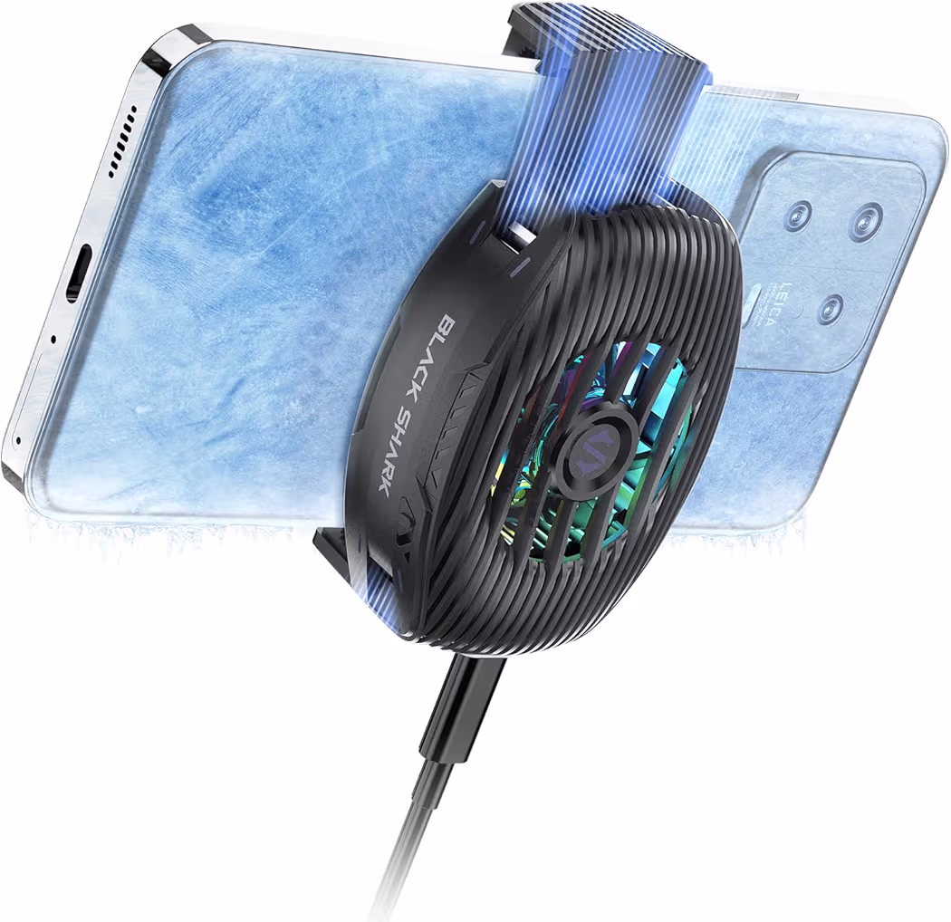 Black Shark FunCooler 5 NEO mobile gaming cooler for Samsung Galaxy A16