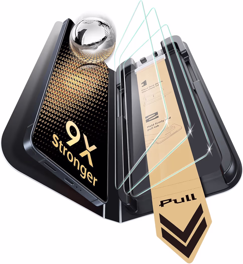 ESR Accessory Glass by Corning screen protector on Galaxy S26 Ultra
