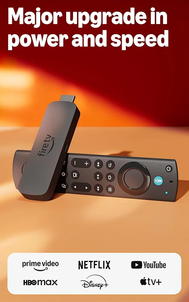 Amazon Fire TV Stick 4K Max streaming device with Alexa Voice Remote