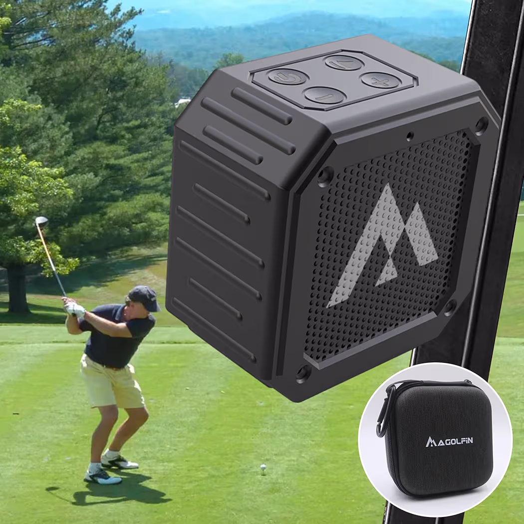 MAGOLFIN magnetic Bluetooth golf cart speaker